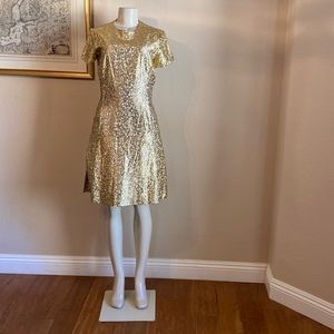Vintage gold dress size M